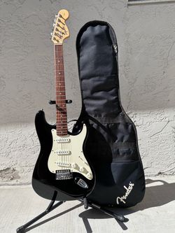 Squier Stratocaster Affinity Series – Black – Fully Set Up & Ready to Play