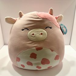 Clay the Cow 16 inch Squishmallow