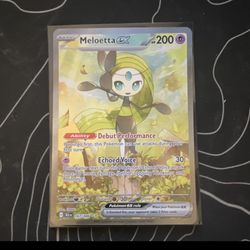 Meloetta EX Special Illustration Rare Sv: Black Bolt Holo 167/086