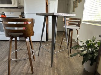 MCM High Top Table + Stools - $150 OBO