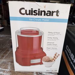 Cuisinart Ice Cream Maker.