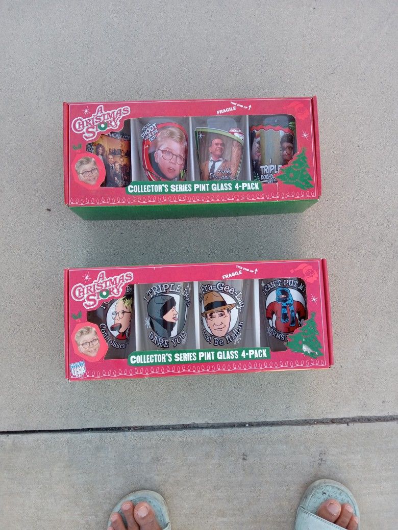 Christmas Story Collector's Series Glass 4-Pack