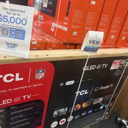65”TCL 4K QLED 4K Smart Tv