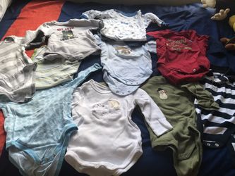 Baby Boy Long Sleeve Bodysuits