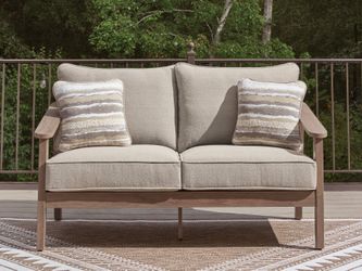 Harmony Headlands Natural/Gray Loveseat w/Cushion