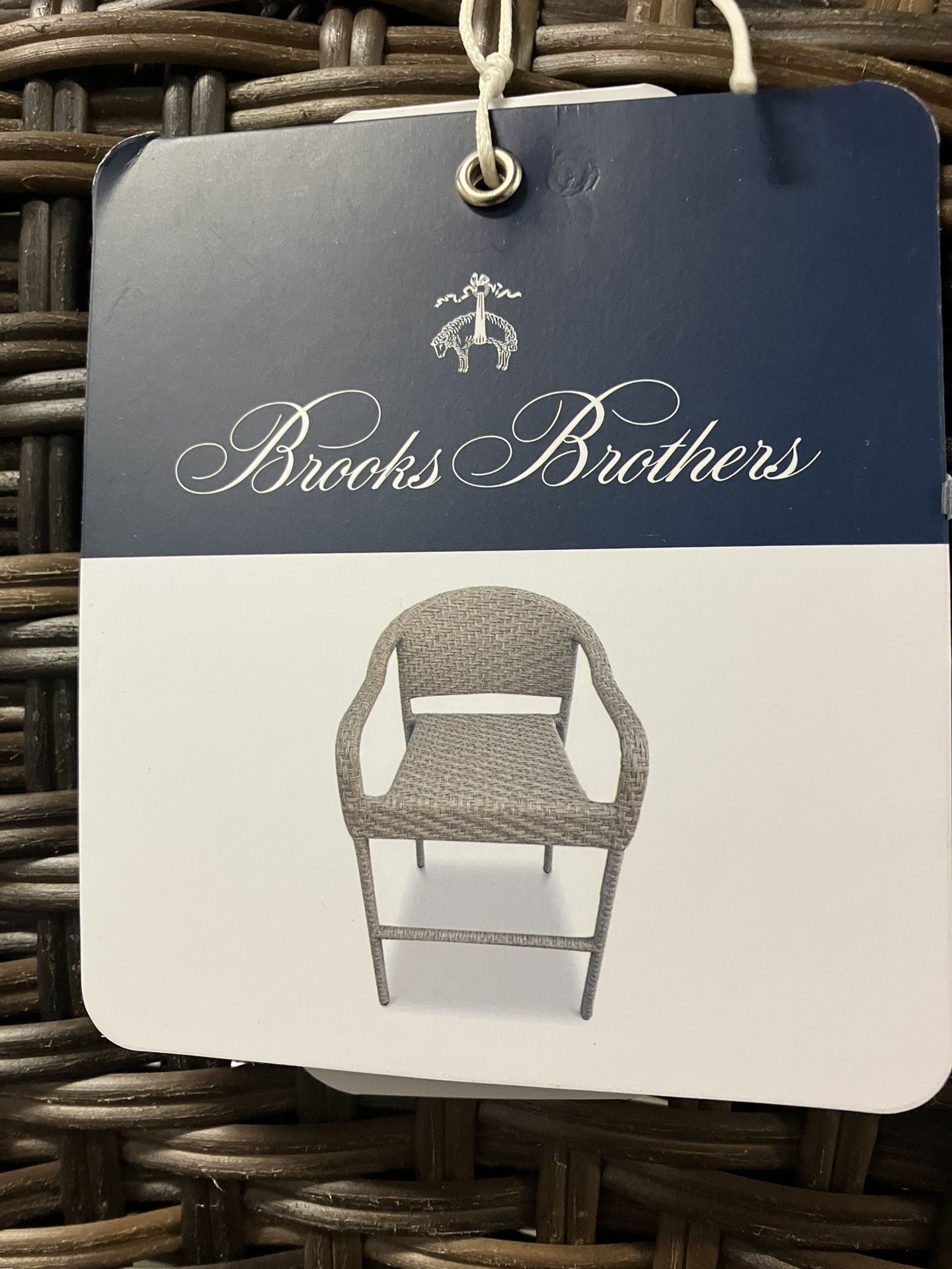 Outdoor Wicker Bar Stool