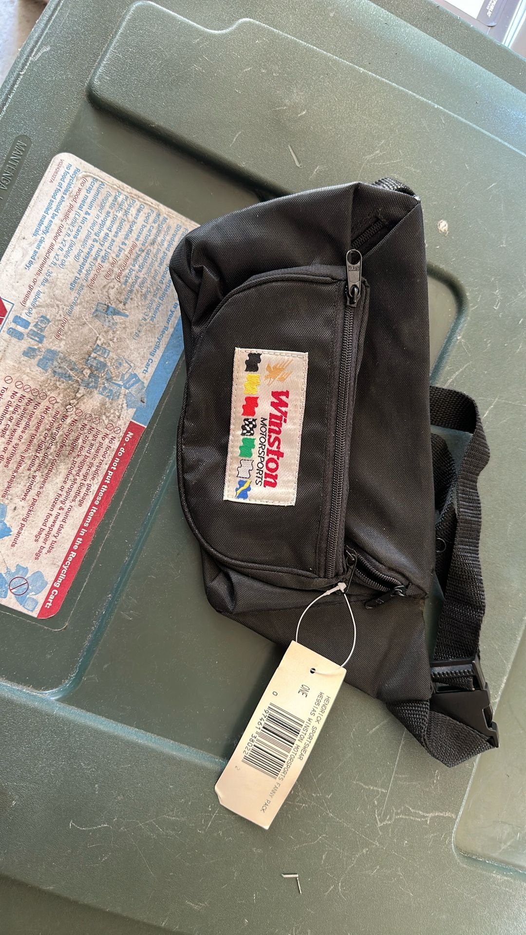 Brand New Vintage Winston Motorsports Fanny Pack