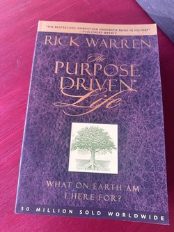 The Purpose Driven  Life Book by Rick Warren