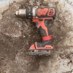 Milwaukee Drill With Battery