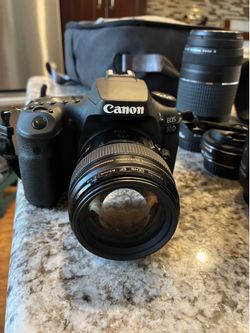 Camera Canon 90d with 5 lenses