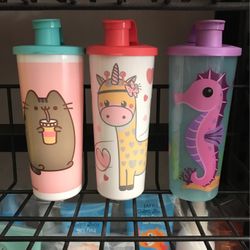 Set of 3 Tupperware Cups 16oz