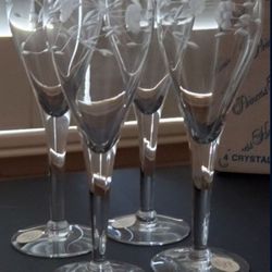 Vintage Princess House Tulip Champagne Glasses