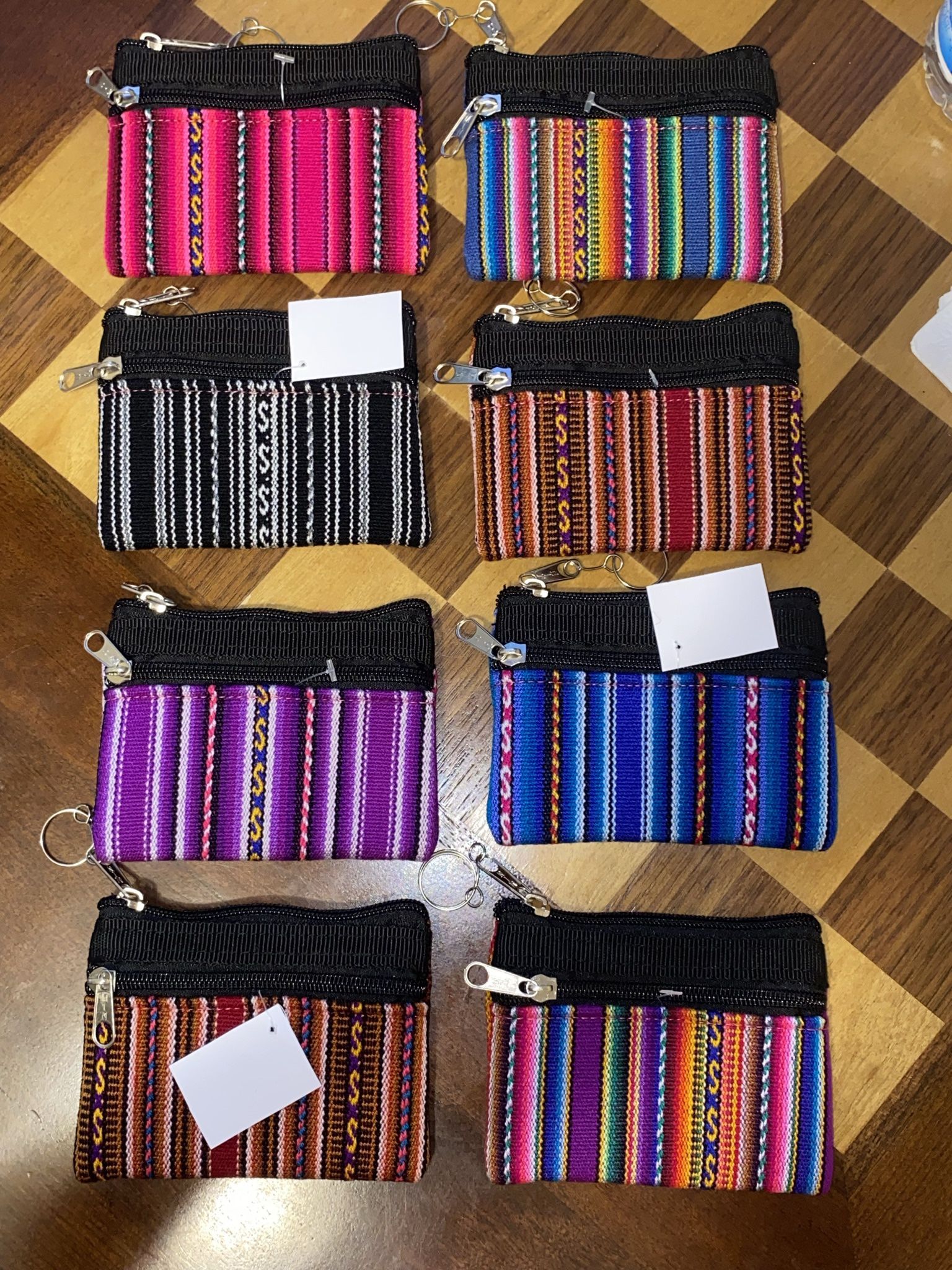 New Peruvian Coin Purses With Two Zippers. Bold Para Moneritas De Peru 🇵🇪 Peruano