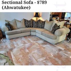 Top Quality 3 Piece Stationary Sofa Sectional