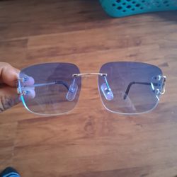 CT00920 Cartier Glasses Blue Lens 