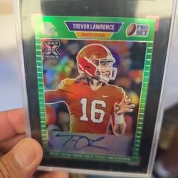 2021leaf Pro Set Metal Tl1 Trevor Lawrence Autographed  2/25 Graded