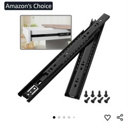 5 Pairs Full Extension Drawer Slides 14 inch Side Mount Rails

100 LB Load, Smooth Ball Bearing Design, Heavy Duty Dresser Kitchen Cabint Slides, Corr