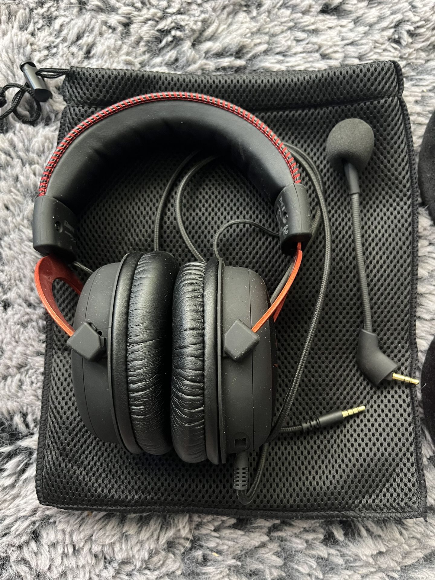 Title: ๐ง HyperX Cloud II Gaming Headset โ Detachable Mic, USB Control, Extra Pads