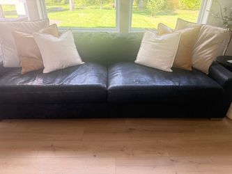 Restoration Hardware Maxwell Leather Sofas (Pair) | $3,200 for both or $1,800 each