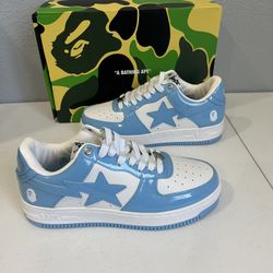 Baby Blue Bapesta Size 10