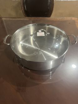 Stainless Steel Classic 12-Qt Deep Sauté Pan