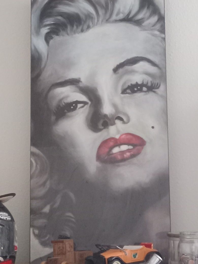 Marilyn Monroe Huge Canvas Heavy