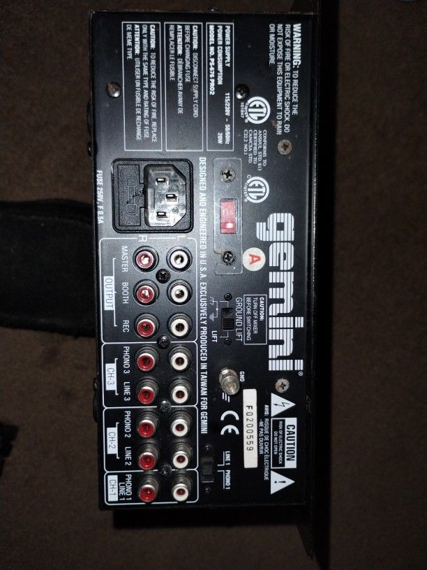 Gemini PS-676 Pro2 DJ Mixer/Digital Sampler for Sale in Tacoma, WA