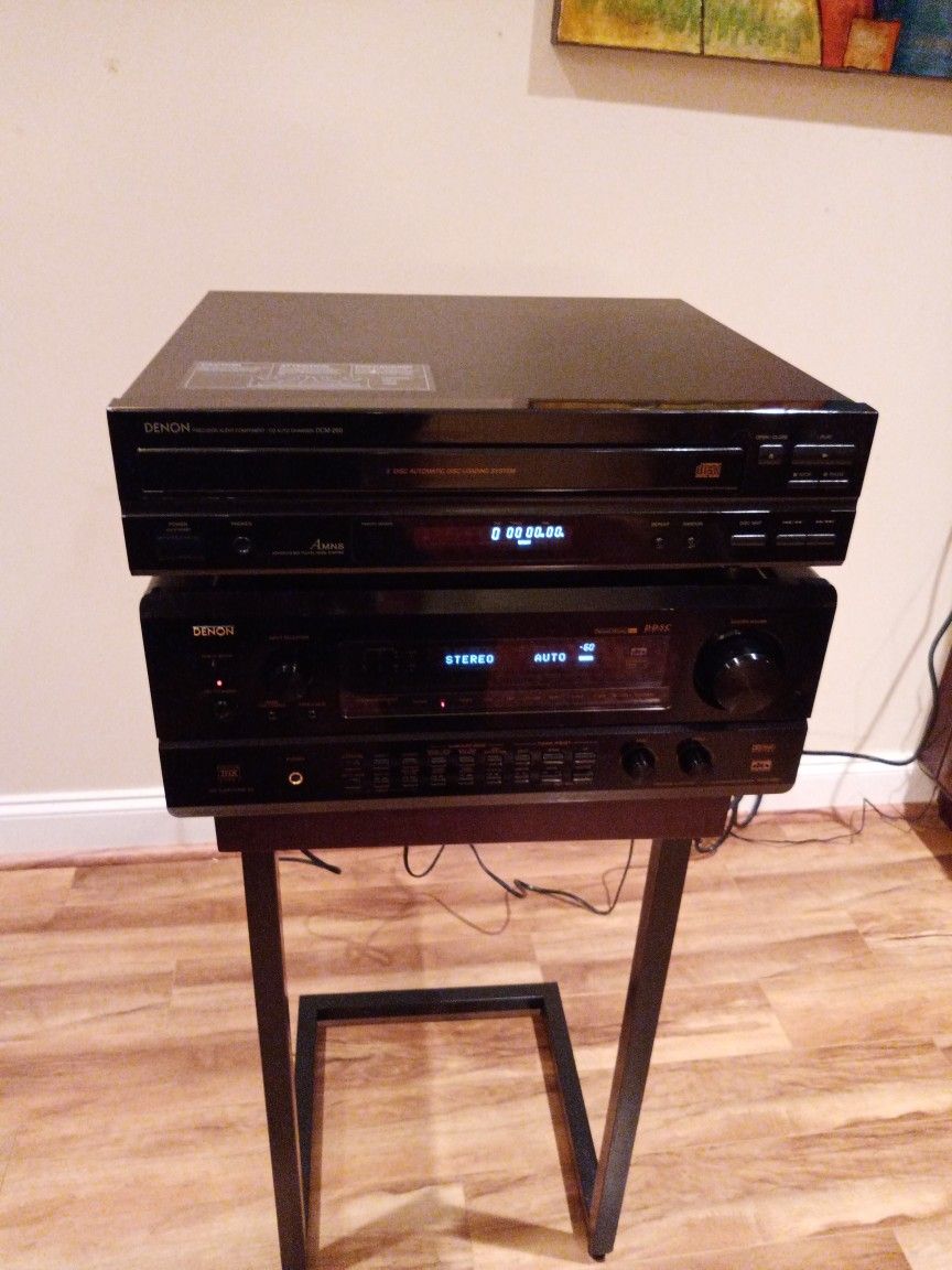 DENON AVR-4800 THX ULTRA DIGITAL SURROUND RECEIVER & DENON DCM-260 5-Disc Auto Load CD Changer