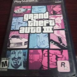 PS2 GTA 3 GAME WITH MEMORY CARD $35 FINAL PRICE 