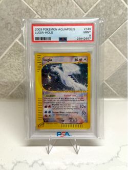 *GRAIL* Aquapolis Lugia PSA 9 Crystal Rare