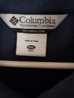 Brand New Men's Columbia Vest Size XXL (Blue)