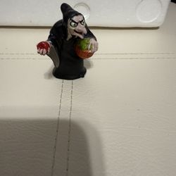 Vintage 1993 Mattel Snow White & The Seven Dwarfs Mini Evil Witch Green Apples