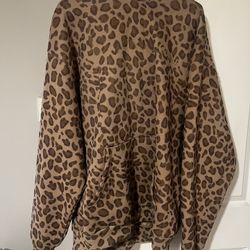 Comfrt brand Minimalist Leopard Hoodie XL