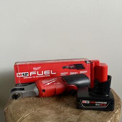 Milwaukee | M12 FUEL™ 1/4" High Speed Ratchet + M12™ REDLITHIUM™ XC6.0 Battery | [2566-20]