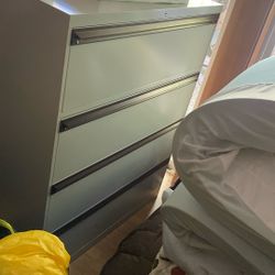 Four Drawer Legal Size Locking File Cabinet Tower