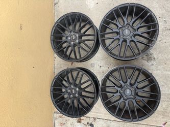 20 inch matte black rims