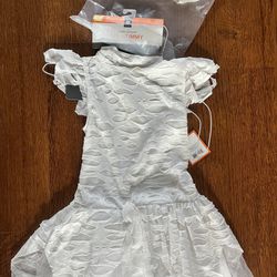 New! Lil Mummy Dress HALLOWEEN COSTUME Small 4/5