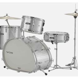 Vox Telstar 4PC DRUM SET w/HARDWARE; BRAND NEW IN BOX