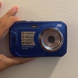 Waterproof Blue Digital Camera