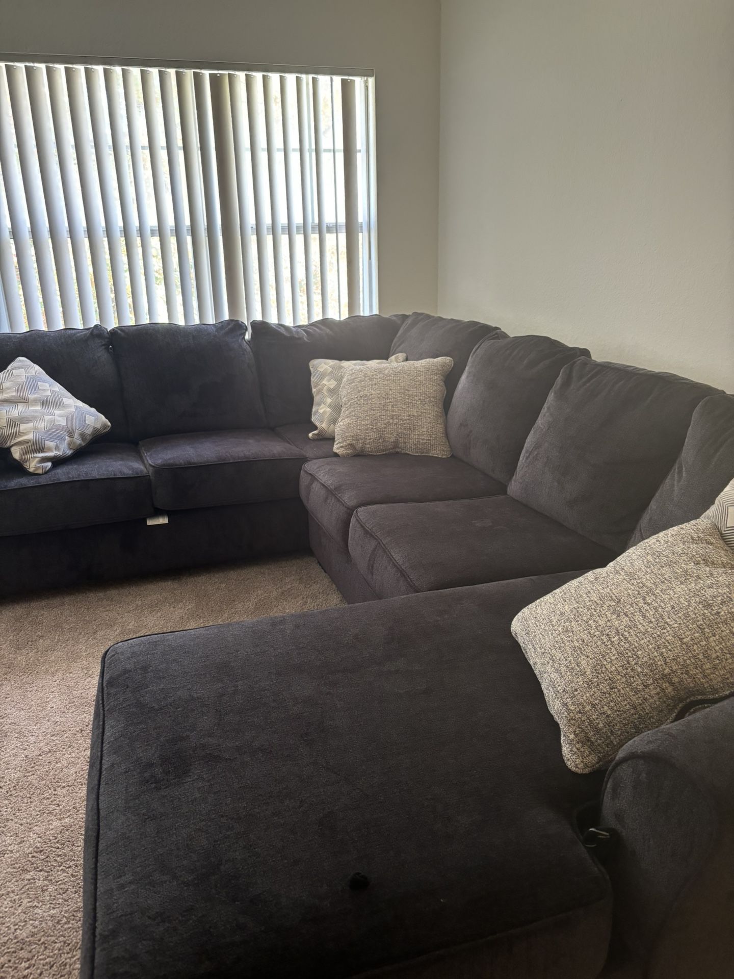 Black sectional