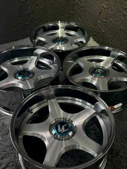 Brand New 22” Staggered Forged 1SS Impala SS Replica Wheels And Tires W/ Floating Center Caps
