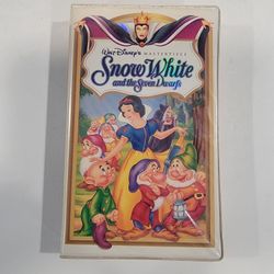 Snow White and the Seven Dwarfs Walt Disney's Masterpiece VHS Movie