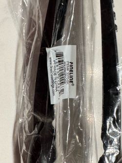 Fineline Settings 3370-BK Black Polypropylene Tongs