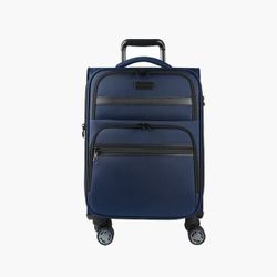 KROSER Softside Expandable Carry On Luggage with Spinner Wheels & Built-in