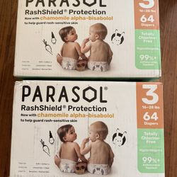 Parasol Diapers Size 3  Bundle - $35
