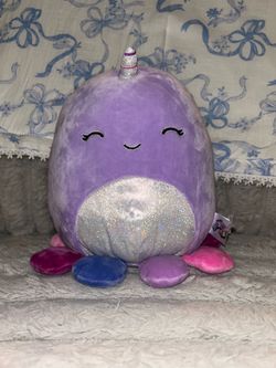Davina the Purple Octocorn Octopus Squishmallow