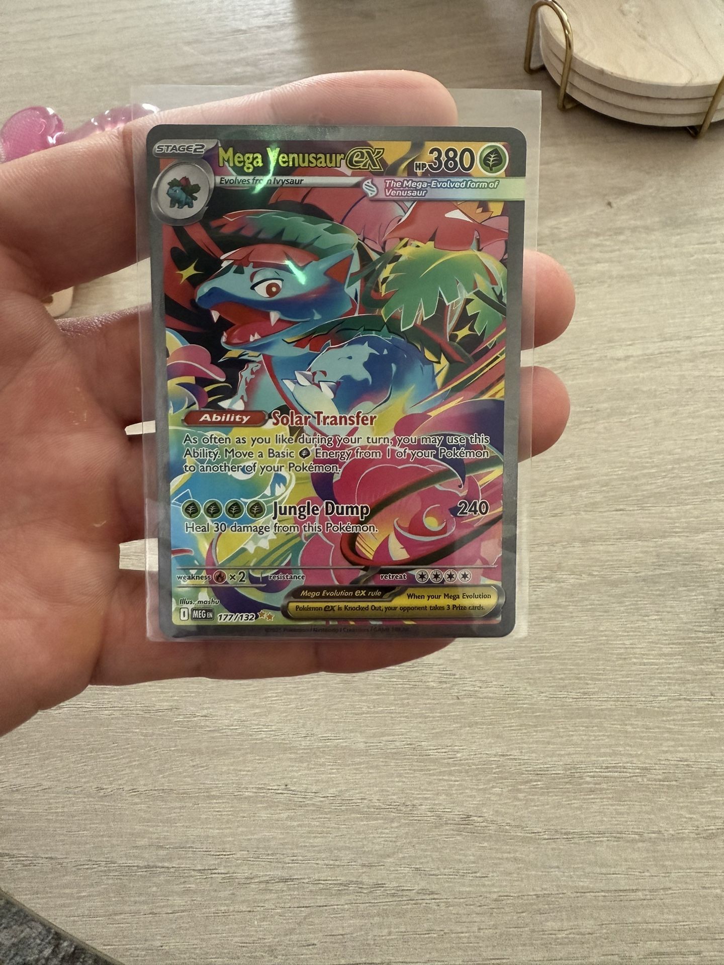 Mega Venusaur EX 177/132 - SIR - Mega Evolution Base Set - Pokemon TCG