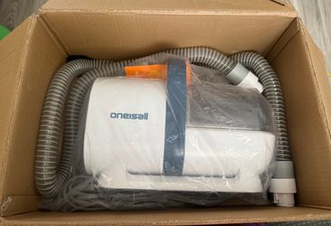 oneisall Dog Grooming Vacuum,7 in 1 Grooming kit Tools with Low Noise 11kPa Strong Suction, 59dB Low Noise,Clipper & Nail Grinder Included, 7-in-1 Gro