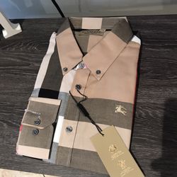 Burberry Mens Long Sleeve Size S/M/L/Xl