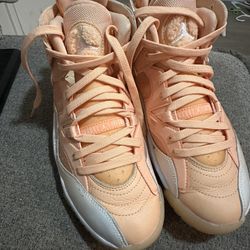 Peach Colored Jordan’s, Size 8 Women